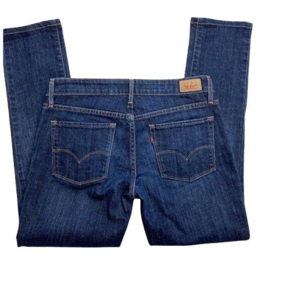 LEVIS Low Skinny 531 Ripped Distressed Jeans Sz 4 Short 4S - Picture 6 of 8